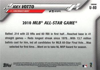 2020 Topps Chrome Update - Pink #U-80 Joey Votto Back