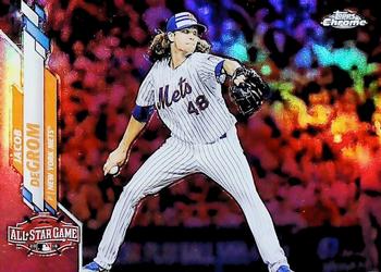 2020 Topps Chrome Update - Pink #U-81 Jacob deGrom Front