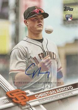 2017 Topps Update - 2017 Topps Base Set Variations Autographs #US25 Christian Arroyo Front