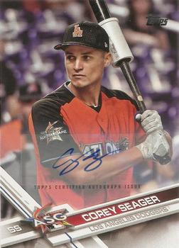 2017 Topps Update - 2017 Topps Base Set Variations Autographs #US110 Corey Seager Front