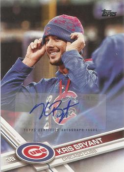 2017 Topps Update - 2017 Topps Base Set Variations Autographs #1 Kris Bryant Front