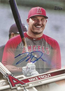 2017 Topps Update - 2017 Topps Base Set Variations Autographs #20 Mike Trout Front