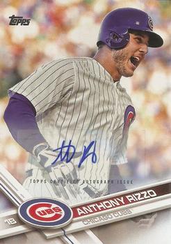 2017 Topps Update - 2017 Topps Base Set Variations Autographs #500 Anthony Rizzo Front