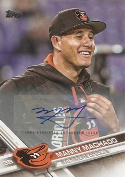 2017 Topps Update - 2017 Topps Base Set Variations Autographs #649 Manny Machado Front