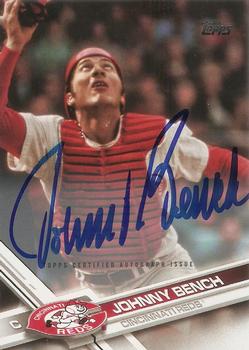 2017 Topps Update - 2017 Topps Base Set Variations Autographs #US43 Johnny Bench Front