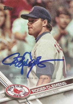 2017 Topps Update - 2017 Topps Base Set Variations Autographs #US87 Roger Clemens Front
