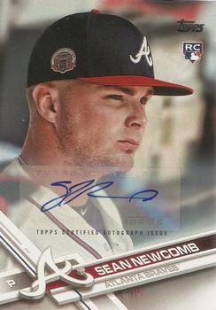 2017 Topps Update - 2017 Topps Base Set Variations Autographs #US162 Sean Newcomb Front