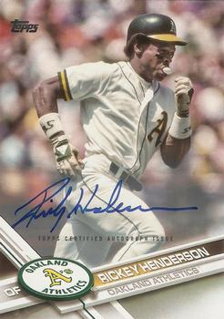 2017 Topps Update - 2017 Topps Base Set Variations Autographs #US279 Rickey Henderson Front