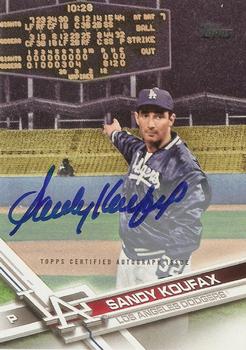 2017 Topps Update - 2017 Topps Base Set Variations Autographs #US223 Sandy Koufax Front