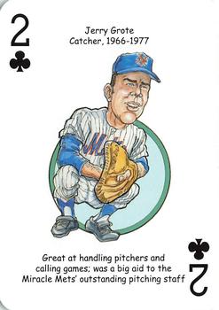 2018 Hero Decks New York Mets Baseball Heroes Playing Cards #2♣ Jerry Grote Front