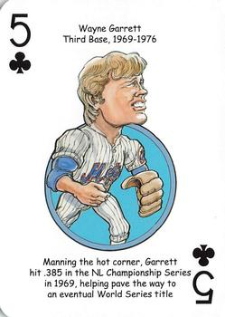 2018 Hero Decks New York Mets Baseball Heroes Playing Cards #5♣ Wayne Garrett Front