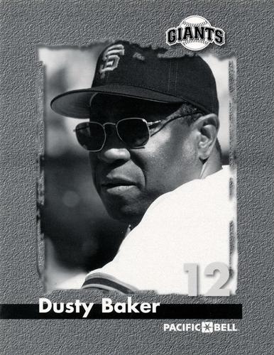 1998-99 Pacific Bell San Francisco Giants  #NNO Dusty Baker Front