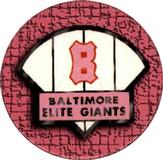 1993 Ted Williams - Pogs #NNO Baltimore Elite Giants Front
