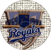 1993 Ted Williams - Pogs #NNO Kansas City Royals Front