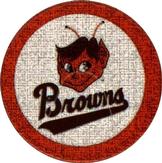 1993 Ted Williams - Pogs #NNO St. Louis Browns Front