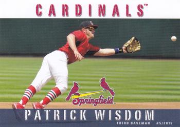 2015 Grandstand Springfield Cardinals SGA #NNO Patrick Wisdom Front