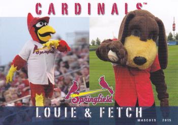 2015 Grandstand Springfield Cardinals SGA #NNO Louie & Fetch Front