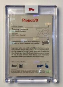 2021-22 Topps Project70 #5 Tommy Lasorda Back