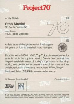2021-22 Topps Project70 #50 Stan Musial Back