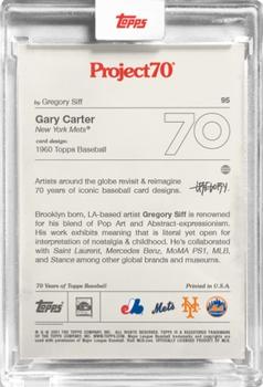 2021-22 Topps Project70 #95 Gary Carter Back
