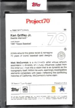 2021-22 Topps Project70 #99 Ken Griffey Jr. Back