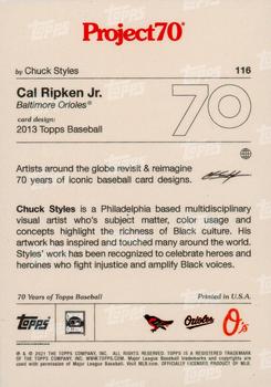 2021-22 Topps Project70 #116 Cal Ripken Jr. Back
