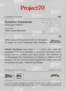 2021-22 Topps Project70 #168 Roberto Clemente Back