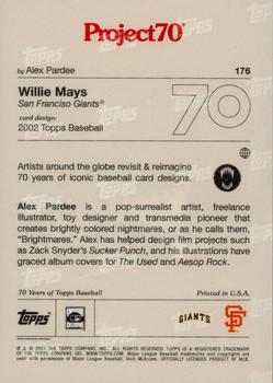 2021-22 Topps Project70 #176 Willie Mays Back