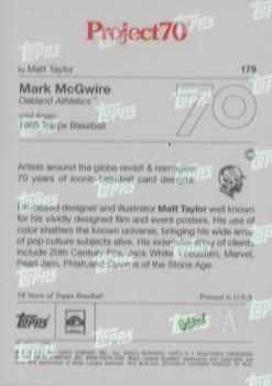 2021-22 Topps Project70 #179 Mark McGwire Back