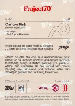 2021-22 Topps Project70 #188 Carlton Fisk Back