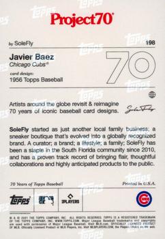 2021-22 Topps Project70 #198 Javier Baez Back