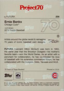 2021-22 Topps Project70 #208 Ernie Banks Back