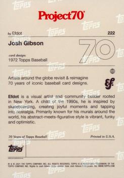 2021-22 Topps Project70 #222 Josh Gibson Back