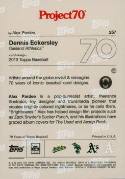 2021-22 Topps Project70 #257 Dennis Eckersley Back