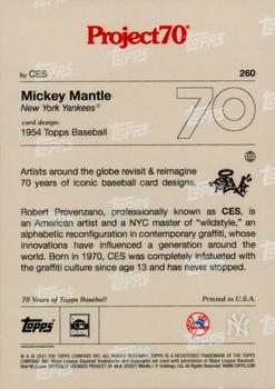 2021-22 Topps Project70 #260 Mickey Mantle Back