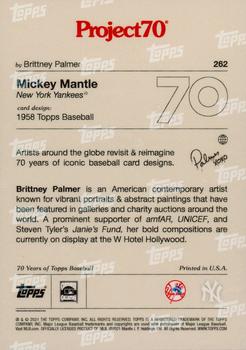 2021-22 Topps Project70 #262 Mickey Mantle Back