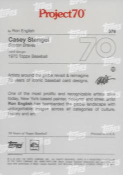 2021-22 Topps Project70 #376 Casey Stengel Back