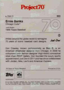 2021-22 Topps Project70 #503 Ernie Banks Back