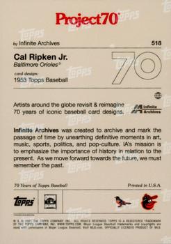2021-22 Topps Project70 #518 Cal Ripken Jr. Back