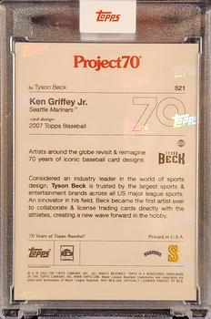 2021-22 Topps Project70 #521 Ken Griffey Jr. Back