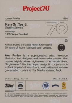 2021-22 Topps Project70 #534 Ken Griffey Jr. Back