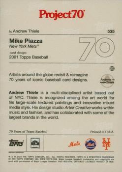 2021-22 Topps Project70 #535 Mike Piazza Back