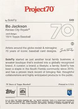 2021-22 Topps Project70 #549 Bo Jackson Back