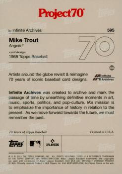 2021-22 Topps Project70 #595 Mike Trout Back