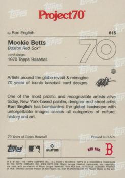 2021-22 Topps Project70 #615 Mookie Betts Back