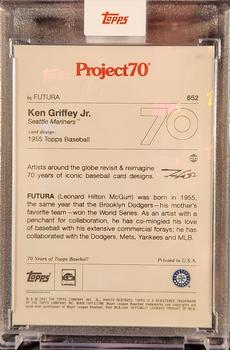 2021-22 Topps Project70 #652 Ken Griffey Jr. Back