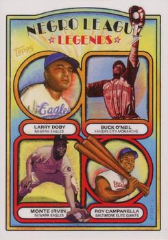 2021-22 Topps Project70 #662 Larry Doby / Buck O'Neil / Monte Irvin / Roy Campanella Front