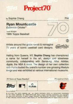 2021-22 Topps Project70 #714 Ryan Mountcastle Back