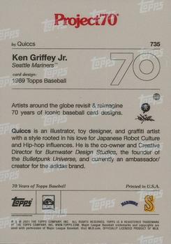 2021-22 Topps Project70 #735 Ken Griffey Jr. Back
