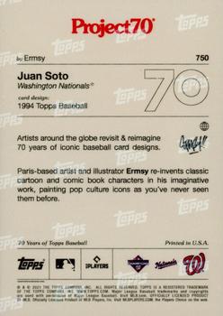 2021-22 Topps Project70 #750 Juan Soto Back